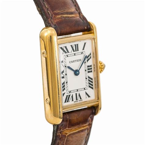 used cartier tank watches women